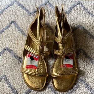 Michael Kors Gold Sandals
